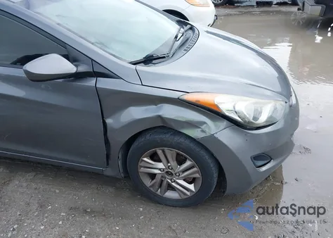 2013 Hyundai Elantra Gls from USA, damaged, VIN 5NPDH4AEXDH161637